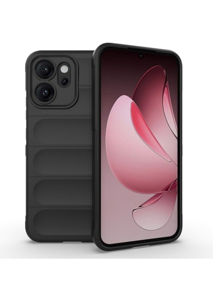 Oppo Reno 14F Kılıf Etnik Optimum Silikon + Ekran Koruyucu