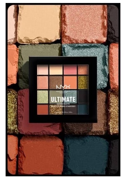 Nyx Profesional Makeup Utopia Ultimate Far Paleti 16LI Vegan Formüllü