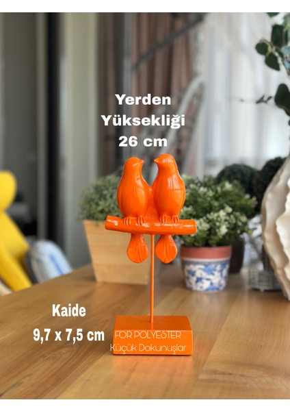 Dekoratif Kuşlu Biblo /masa-Sehpa Üstü Aksesuar/kitaplık Süsü/raf Kombin fiyatları