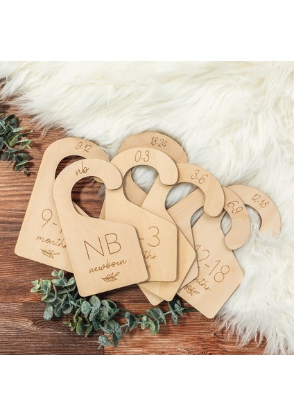 Bebek Elbise Askısı , Kıyafet Bölücü- Ayırıcı | 0-24 Ay Yenidoğan Dolap, Gardrop Düzenleyici