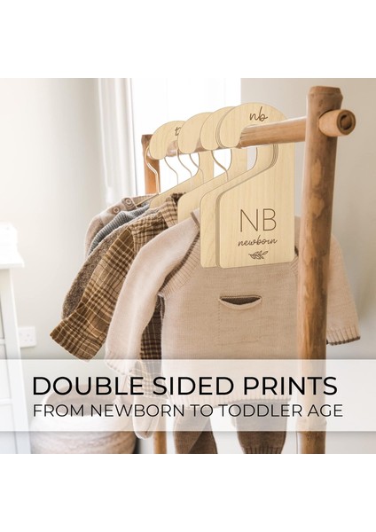 Bebek Elbise Askısı , Kıyafet Bölücü- Ayırıcı | 0-24 Ay Yenidoğan Dolap, Gardrop Düzenleyici fiyatları