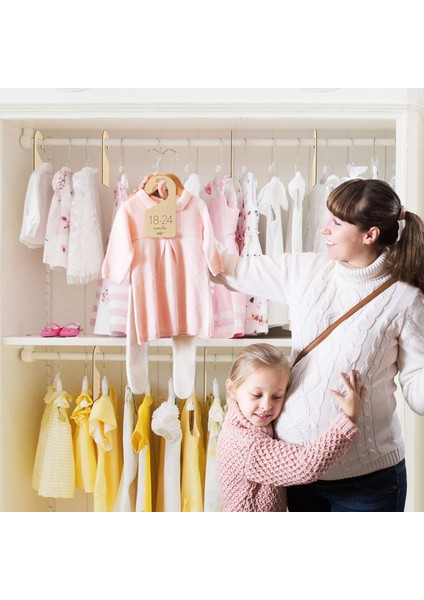 Bebek Elbise Askısı , Kıyafet Bölücü- Ayırıcı | 0-24 Ay Yenidoğan Dolap, Gardrop Düzenleyici modelleri