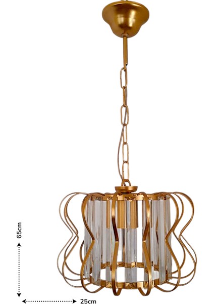 Antik Nehir Tekli Avize Gold – Altın Renkli, Kristal Tabut Taşlı, Modern fırsatları