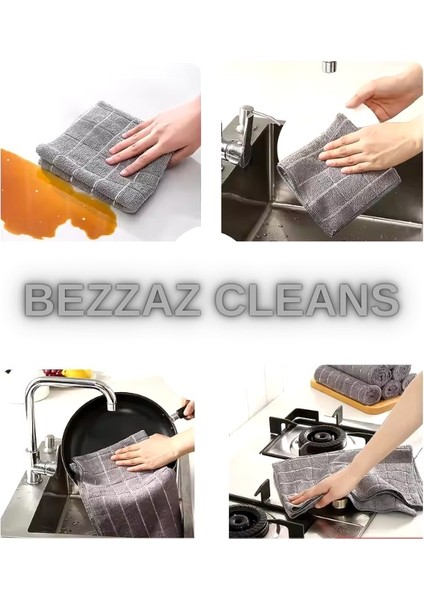 (3 Adet) Mikrofiber Premium Mutfak Temizlik Bezi (40 x 40 cm) fırsatları
