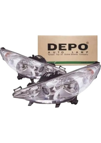 Peugeot 207 Rc Gt Yıl 200715 Depo Sağ Far Mercekli Sisli 620696