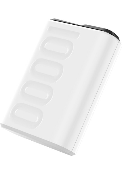 TPB15 10000MAH Pd 20W Usb-C ve Usb-A Qc 3.0 Çift Portlu 22.5W Süper Hızlı Şarj Destekli ve Dijital Ekranlı Mini Powerbank Beyaz modelleri