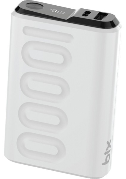 TPB15 10000MAH Pd 20W Usb-C ve Usb-A Qc 3.0 Çift Portlu 22.5W Süper Hızlı Şarj Destekli ve Dijital Ekranlı Mini Powerbank Beyaz indirimleri