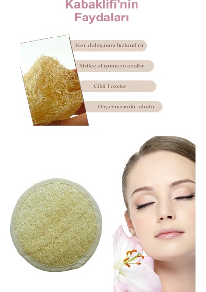 5'li Kabak Lifli Keçi Sütlü Lavanta Sabun Doğal Peeling Sıkılaştırma Canlandırıcı Tüm Yüz Bakım Seti indirimleri