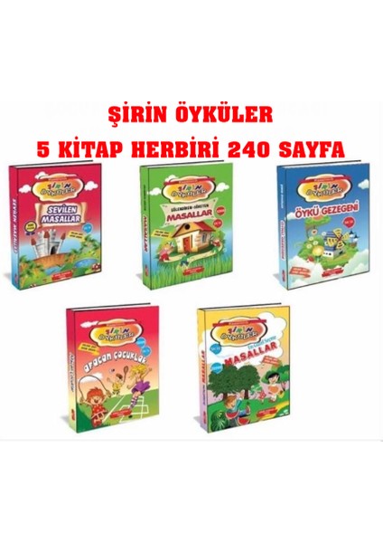 Şirin Öyküler 5 Kitap Masal Seti