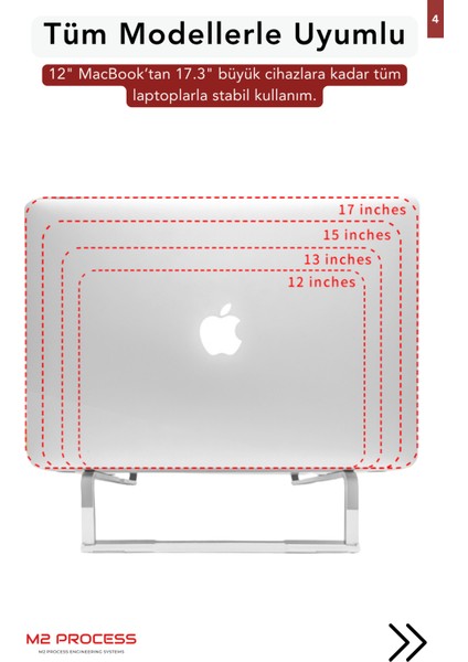 Verimly Ultra Hafif Katlanır Tüm Modellerle Uyumlu Laptop Standı Macbook Notebook Bilgisayar Standı fırsatları