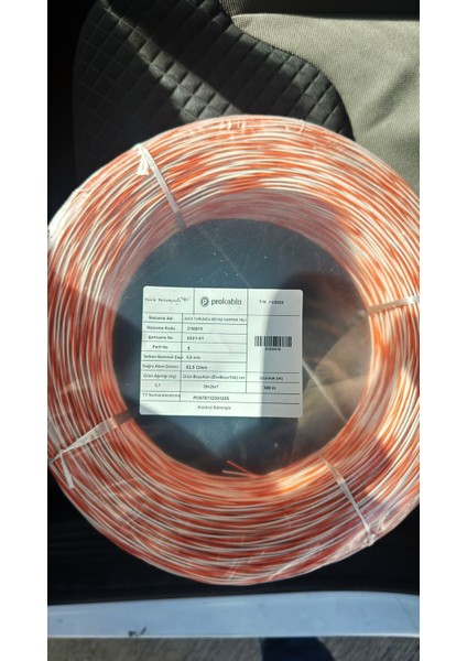 2x0,60 Zil Teli Camper Kablosu Bakır Kalaylı 500M