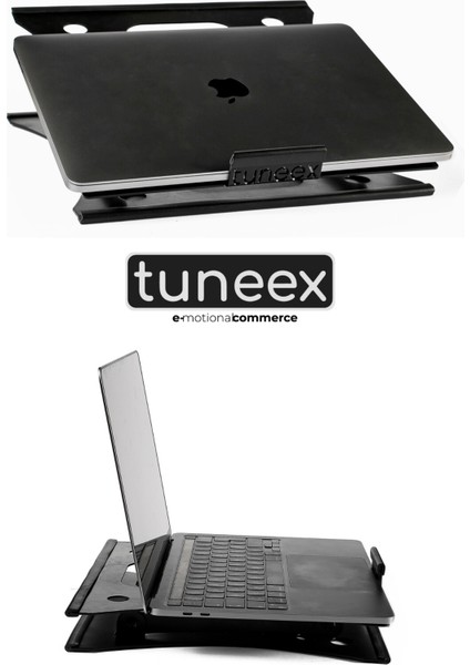 Unlımıted - Tüm Modellerle Uyumlu Sınırsız Kademeli Çelik Notebook Laptop Standı Yükseltici Altlık