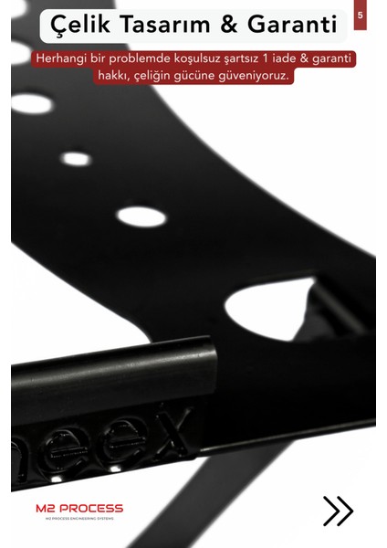 Unlımıted - Tüm Modellerle Uyumlu Sınırsız Kademeli Çelik Notebook Laptop Standı Yükseltici Altlık fırsatları