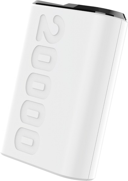 TPB24 20000MAH Pd 20W Usb-C ve Usb-A Qc 3.0 Çift Portlu 22.5W Süper Hızlı Şarj Destekli ve Dijital Ekranlı Mini Powerbank Beyaz fırsatları