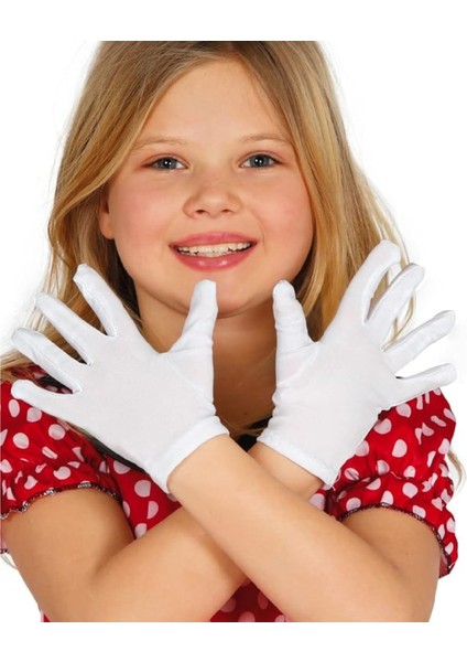 Beyaz Renk Likralı 23 Nisan 29 Ekim 19 Mayıs Gösteri Bando Eldiveni 10 Çift ( 20 Adet ) (4915) fiyatları