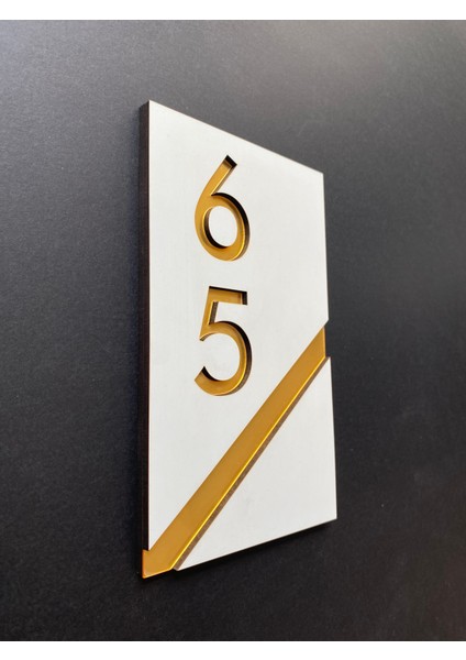 Kapı Numarası kişiye özel yönlendirme levhası