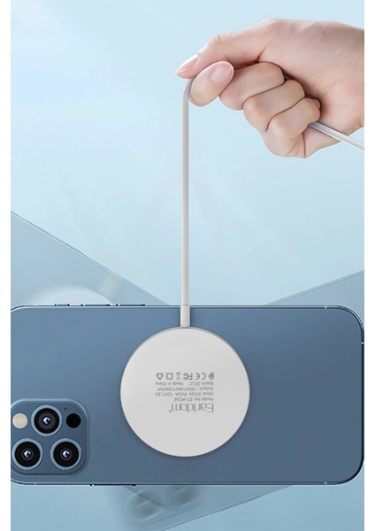 WC68 3in1 15W Kablosuz Şarj Aleti - Beyaz indirimleri