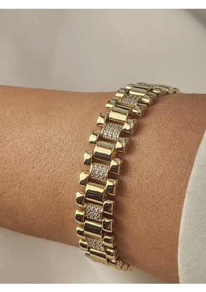 Xuping Orjınal Bıleklık 14K Gold Zirkon Taşlı modelleri