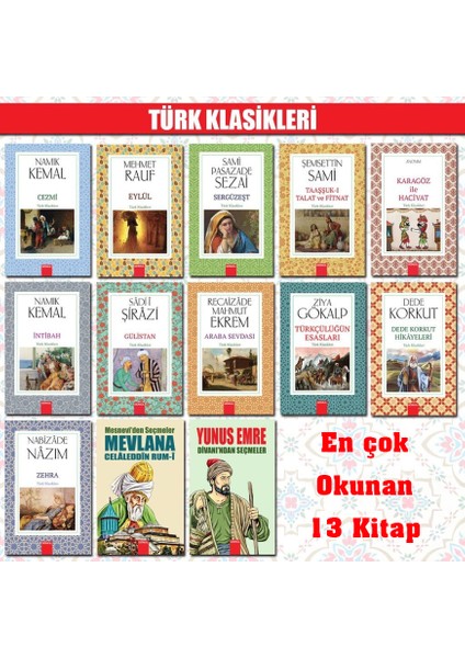 Türk Edebiyatı Klasikleri En Çok Okunan 13 Kitap