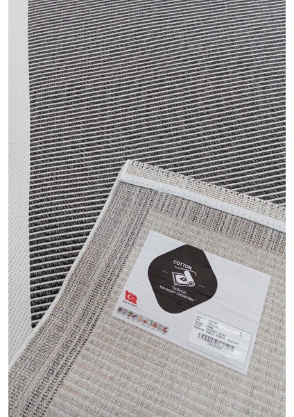 Jüt Sisal Cotton 0405G Antrasit Silinebilir Leke Tutmaz Kolay Temizlenen Mutfak-Koridor-Antre indirimleri