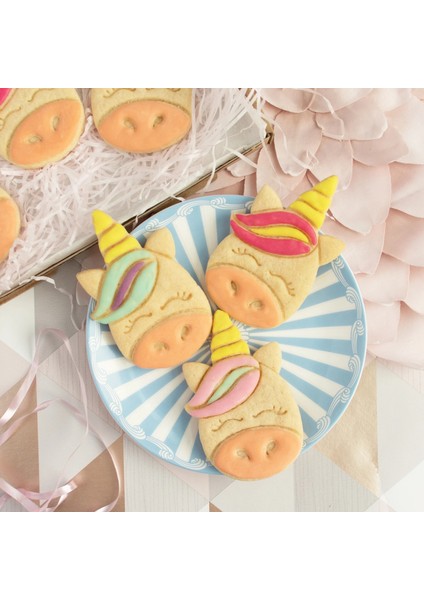 Sevimli Unicorn Kurabiye ve Şeker Hamuru Kalıbı