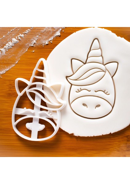 Sevimli Unicorn Kurabiye ve Şeker Hamuru Kalıbı modelleri