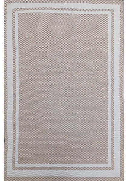 Jüt Sisal Cotton 0404G Kahverengi Silinebilir Leke Tutmaz Kolay Temizlenen Mutfak-Koridor-Antre