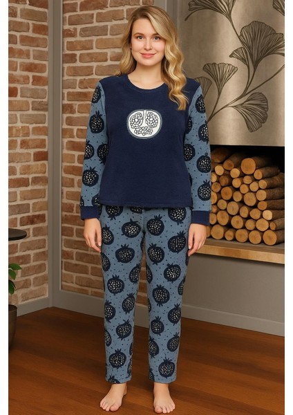 Kadın Polar Pijama Takımı – Yumuşak, Sıcak ve Rahat Ev Giyim 13216