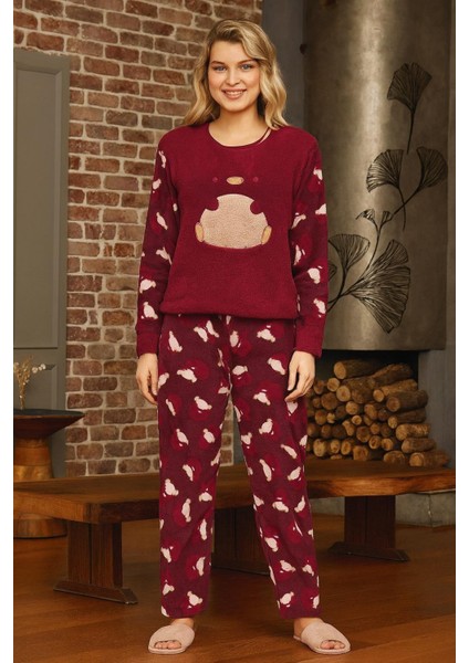 Kadın Polar Pijama Takımı – Yumuşak, Sıcak ve Rahat Ev Giyim 13227
