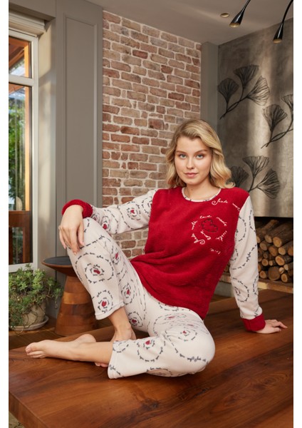 Kadın Polar Pijama Takımı – Yumuşak, Sıcak ve Rahat Ev Giyim 13209 fiyatları