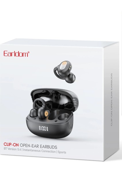 TWS45 Bt 5.4 Dijital Şarj Göstergeli Kablosuz Tws Airpods Kulaklık - Siyah