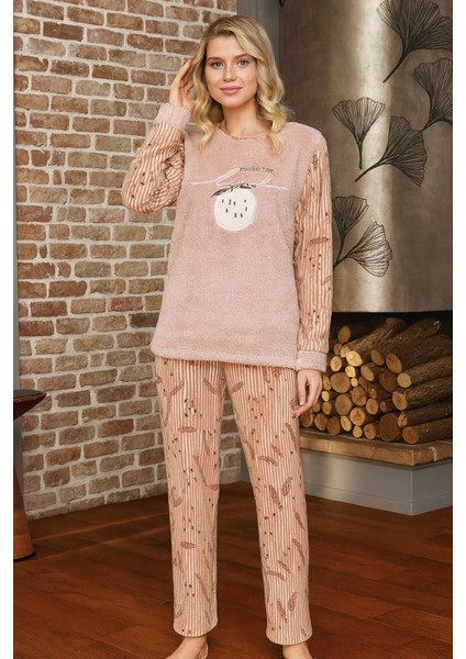 Kadın Polar Pijama Takımı – Yumuşak, Sıcak ve Rahat Ev Giyim 13220
