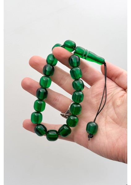 Stres Amaçlı Yeşil 17'lik Maskot Tesbih fiyatları