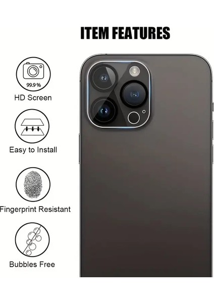 Iphone 13 Kamera Koruyucu Lens 360 Koruma Tam Kaplama Darbe Düşmeye Karsı Dayanıklı fırsatları