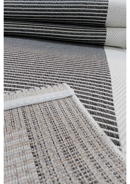 Jüt Sisal Cotton 0405G Antrasit Silinebilir Leke Tutmaz Kolay Temizlenen Mutfak-Koridor-Antre fiyatları