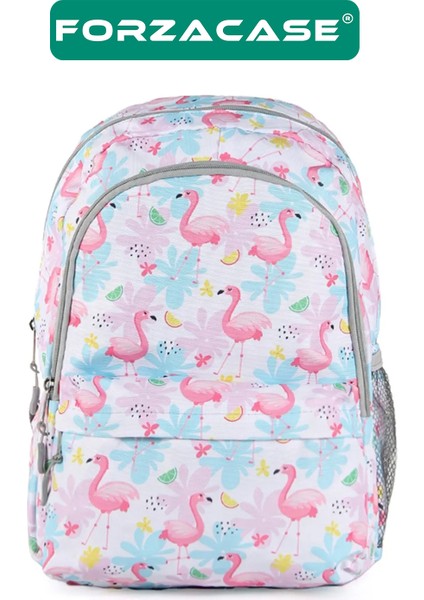 3 Bölmeli Askılı Çocuk Okul Çantası ve Kalemlik Seti Flamingo Tasarım Sırt Çanta - FC1110 fiyatları