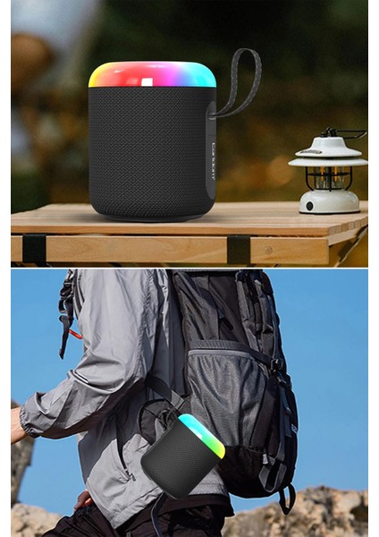 A38 Rgb Işıklı Süper Bass Bt 5.3 Kablosuz Hoparlör - Siyah modelleri