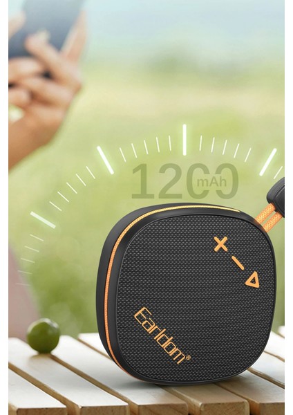 A34 Bt 5.3 Mini Kablosuz Hoparlör - Siyah-Turuncu modelleri