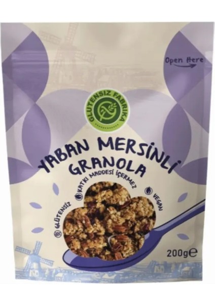 Glutensiz Yaban Mersinli Granola 200 gr