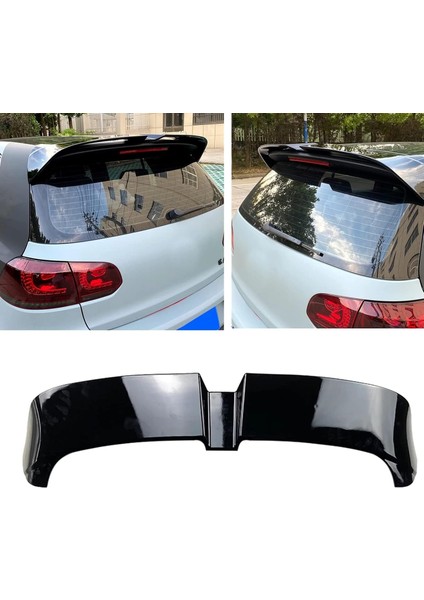 Vw Golf 6 2009.2012 Mk6 Plastik Parlak Siyah Martı Spoyler