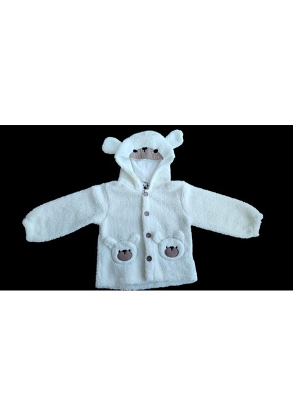 1-3 Yaş Kuzu Welsoft Kapşonlu Nakışlı Hırka fiyatları