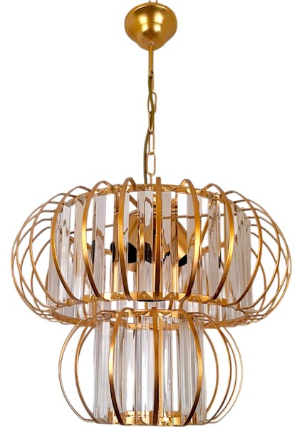 Antik Pofidik 4’lü Avize – Gold, Kristal Tabut Taşlı, Modern fiyatları