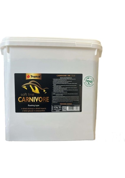 Soft Line Carnivore 3,2 kg / 10 L Kova Yem