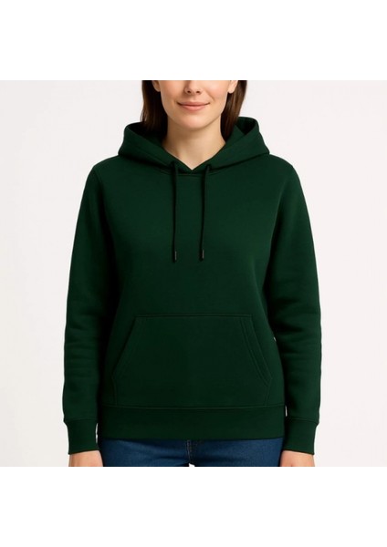 Mdb Üç Iplik Kapüşonlu Kanguru Çepli Weathirt Hoodie Haki modelleri