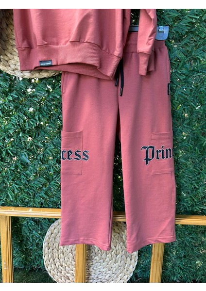 Feel The Happy Baskılı Kız Eşofman Takımı modelleri