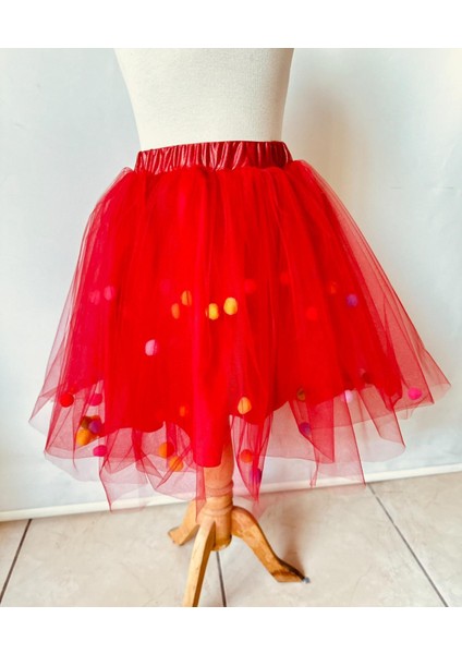 Gala Içi Ponponlu Kız Çocuk Tütülü Etek fiyatları