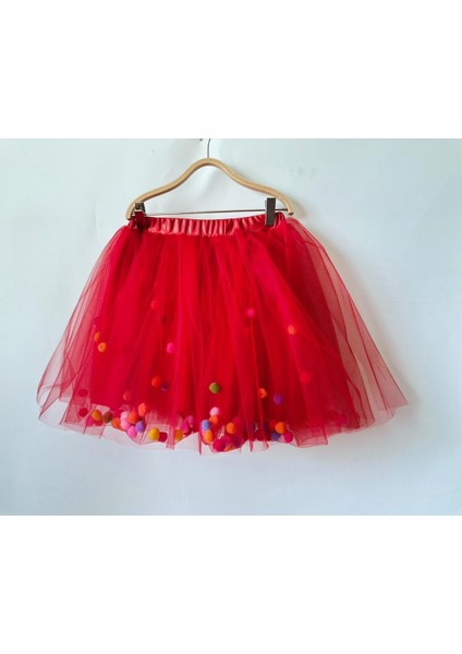 Gala Içi Ponponlu Kız Çocuk Tütülü Etek fırsatları
