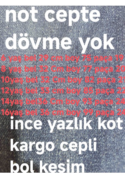 Çocuk Kargo Cepli Bol Paça modelleri