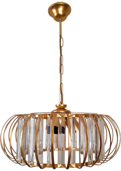 Antik Pofidik 3’lü Avize – Gold, Kristal Tabut Taşlı, Modern fiyatları