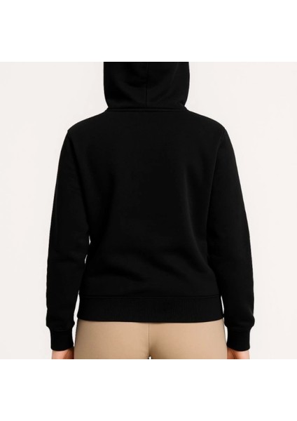 Mdb Üç Iplik Kapüşonlu Tam Fermuarlı Kanguru Çepli Weathirt Hoodie Iyah modelleri